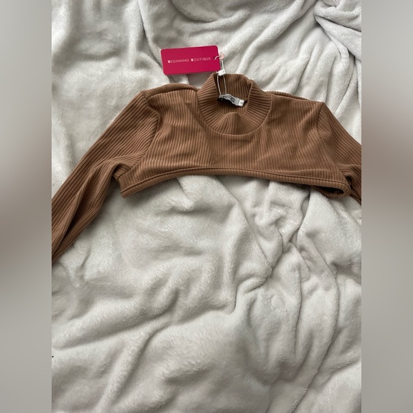 NWT Beginning Boutique Micro Crop Top - Picture 2 of 3